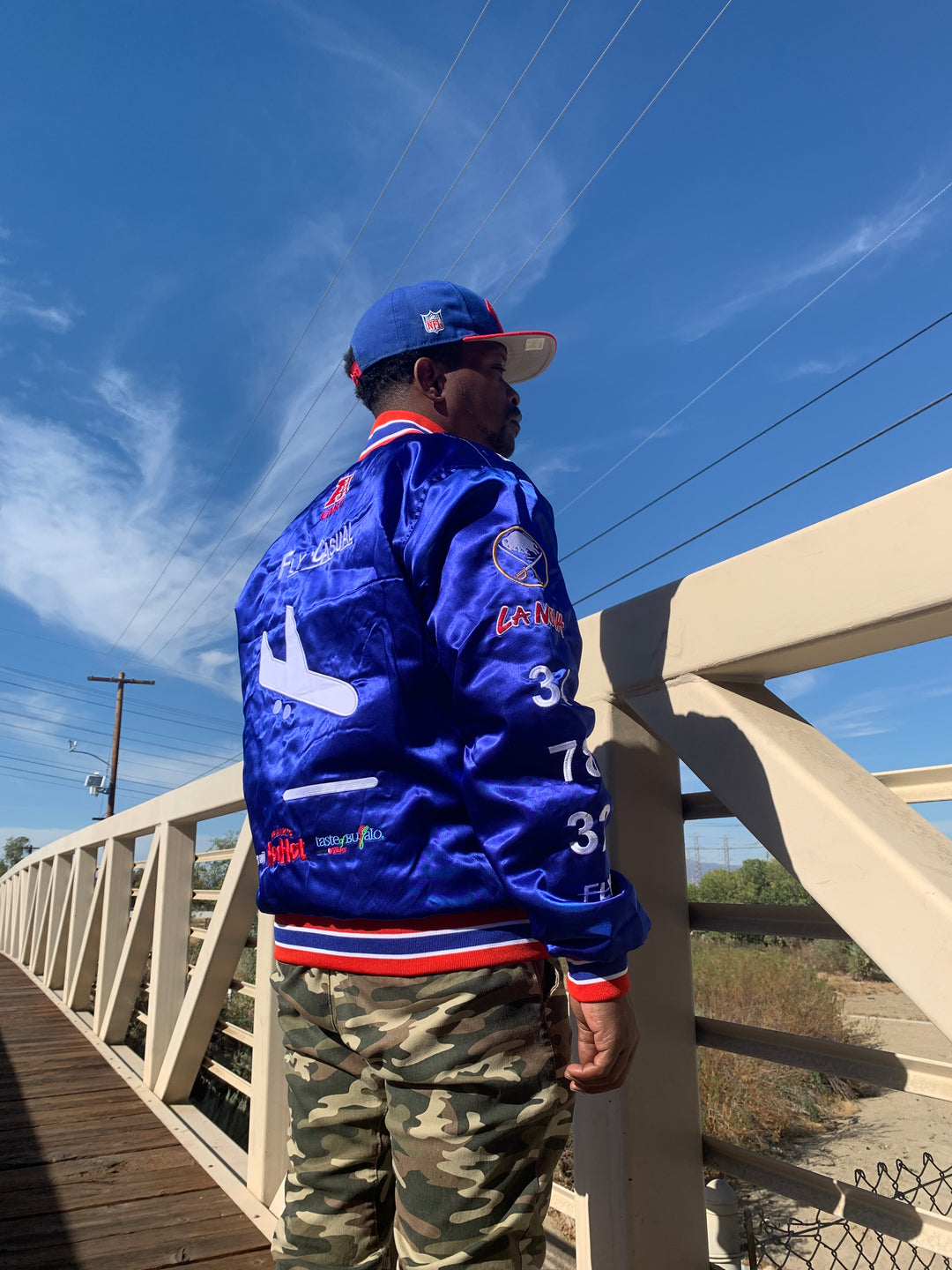 FLY CASUAL "Buffalo's Own" Bomber Jacket
